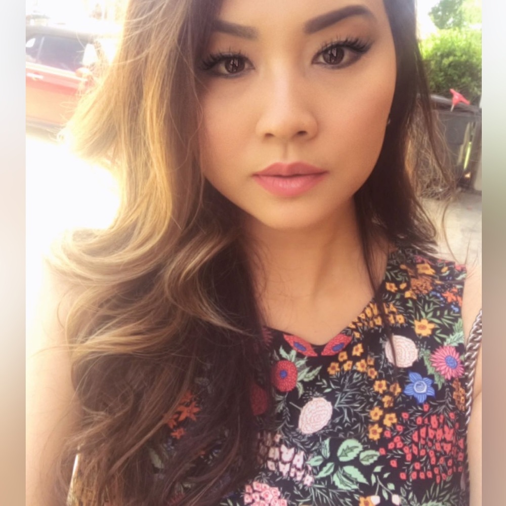 floral dress with lace sides!